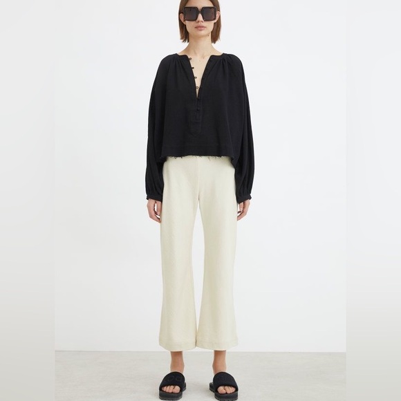 Rodebjer Casuarina Minimal Drapey 100% Cotton Blouse Top Brand new with tags. - Picture 1 of 7